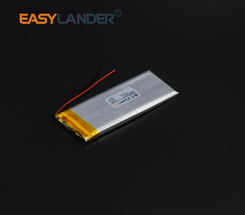 392770 3.7V 750mAh Rechargeable Lithium Li-ion Li Polymer Battery For DIY Speaker Flash lighting Oticon Streamer