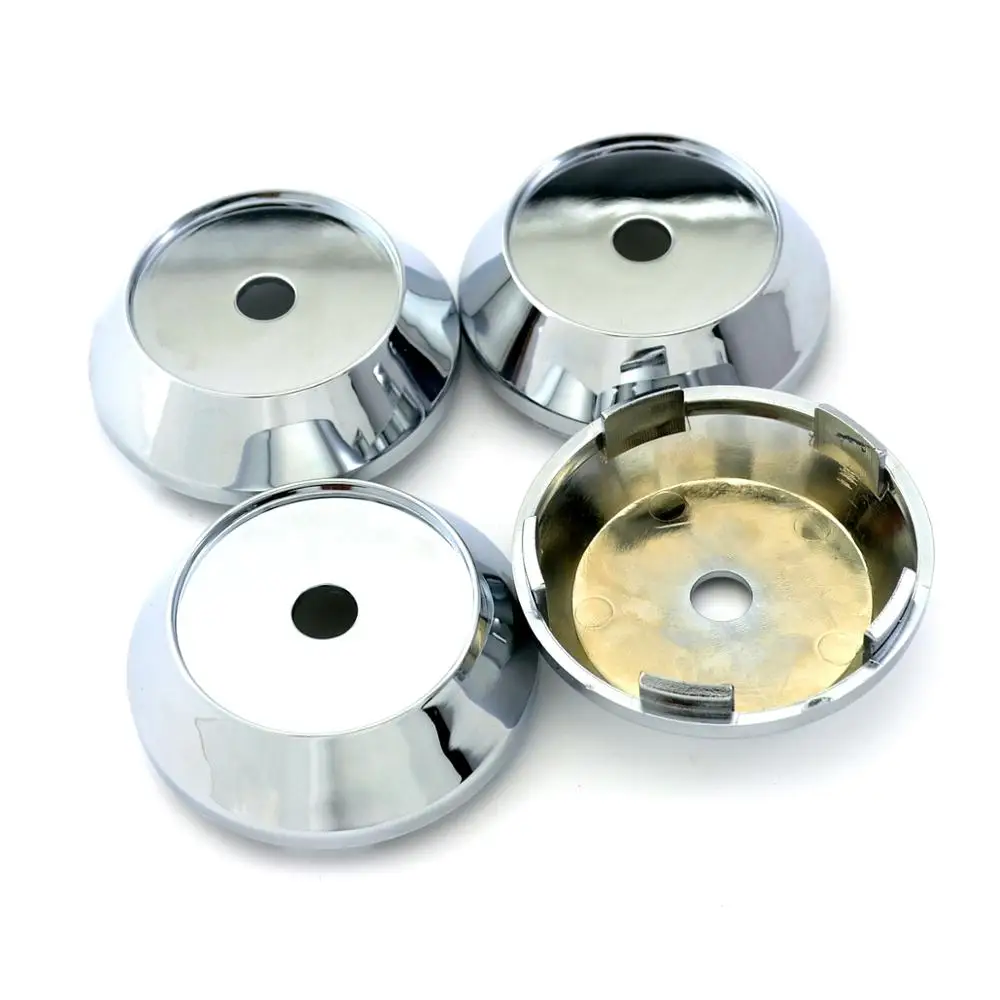 40 pcs 65mm 60mm Wheel Center Hub Caps No Logo For TE37 CE28N XT7 Rim Cover  Styling Car Accessroies Chrome