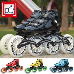Fortgeschrittene Kohlefaser, Walzenstiefel Roller Räder mit CNC 85A Struktur haltbar 7075 mm 110 mm 100 mm 90 mm 8 Hauptverkaufsstart für Inline -Skates - №4