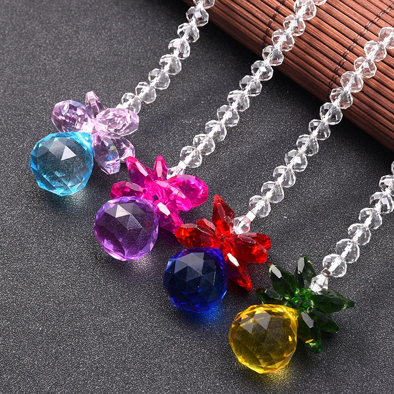 7PCS Hanging Crystal Suncatcher Window ornament Feng Shui Decoration Rainbow Maker