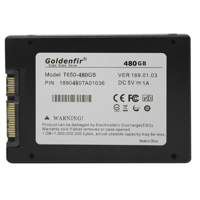 Goldenfir SSD 2.5 inch 500GB 256GB 128GB 512GB SATAIII Disk HD SSD Sata 120GB 240GB 480GB 1TB Disco Duro Interno Disque Dur HDD