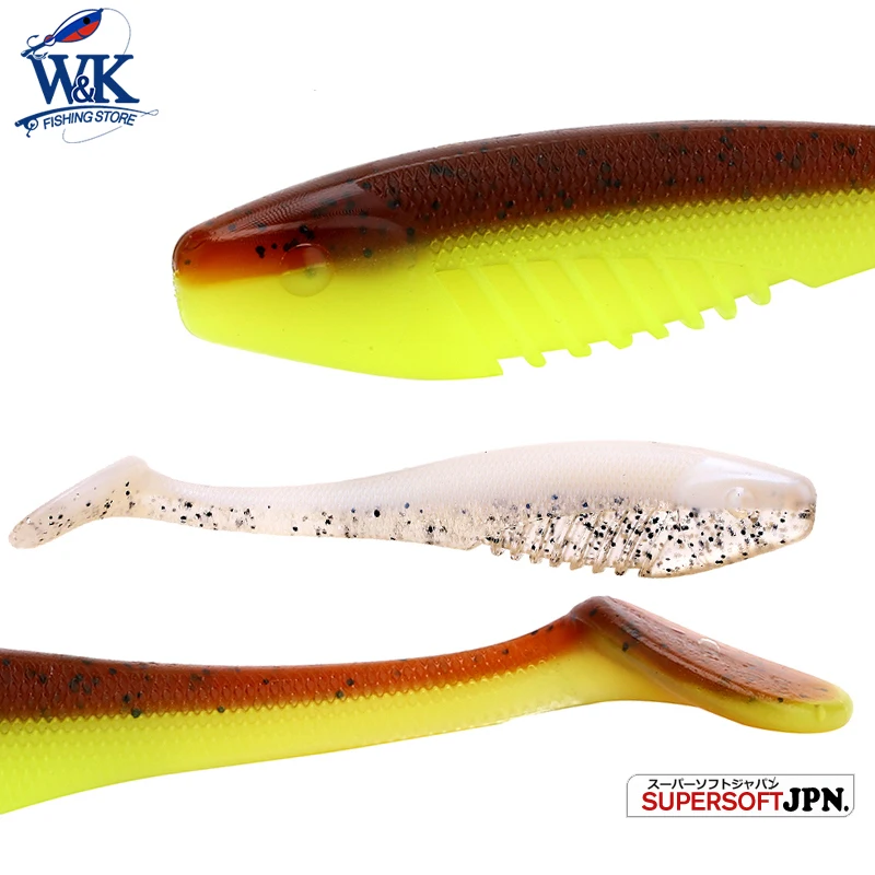 13cm Swimbait 4pcs Soft Bait 8 Colors Premium Fishing Accessories with UV Glow Soft Lure 5.1 inch 17g Soft Bait Swing Shad Lure