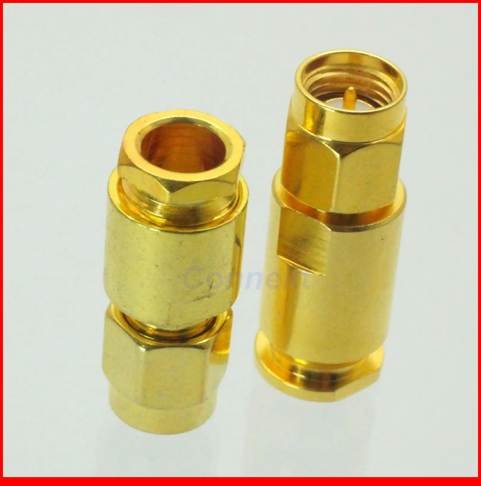 

10pcs/lot SMA male plug clamp RG58 RG142 LMR195 RG400 RF connector