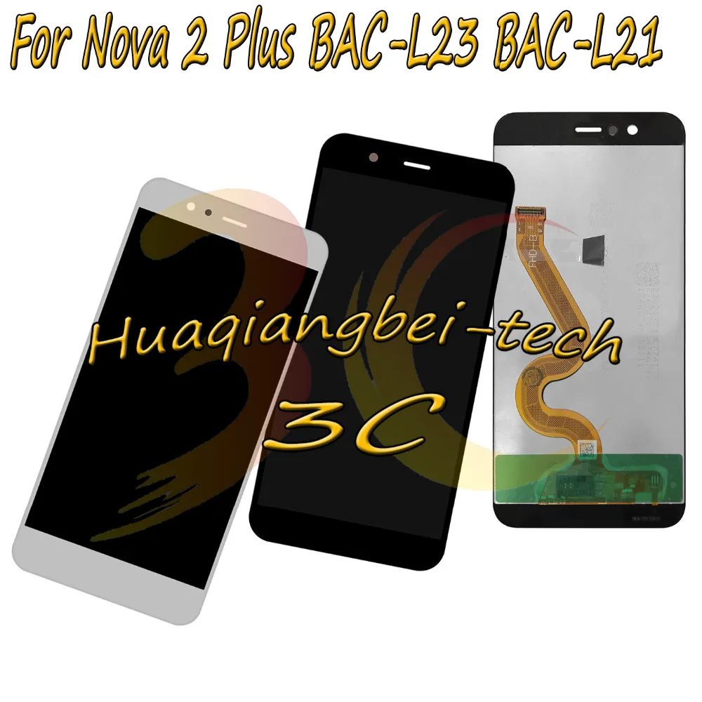 

For Huawei Nova 2 Plus Nova 2+ BAC-L23 BAC-L21 BAC-L01 Full LCD DIsplay + Touch Screen Digitizer Assembly