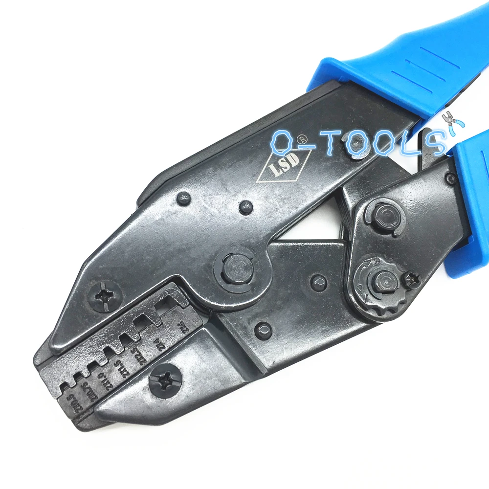 LS-26TW crimping pliers for double insulated non-insulated tube terminals wire crimping 2* 0.5-6mm2 20-10AWG quality tools