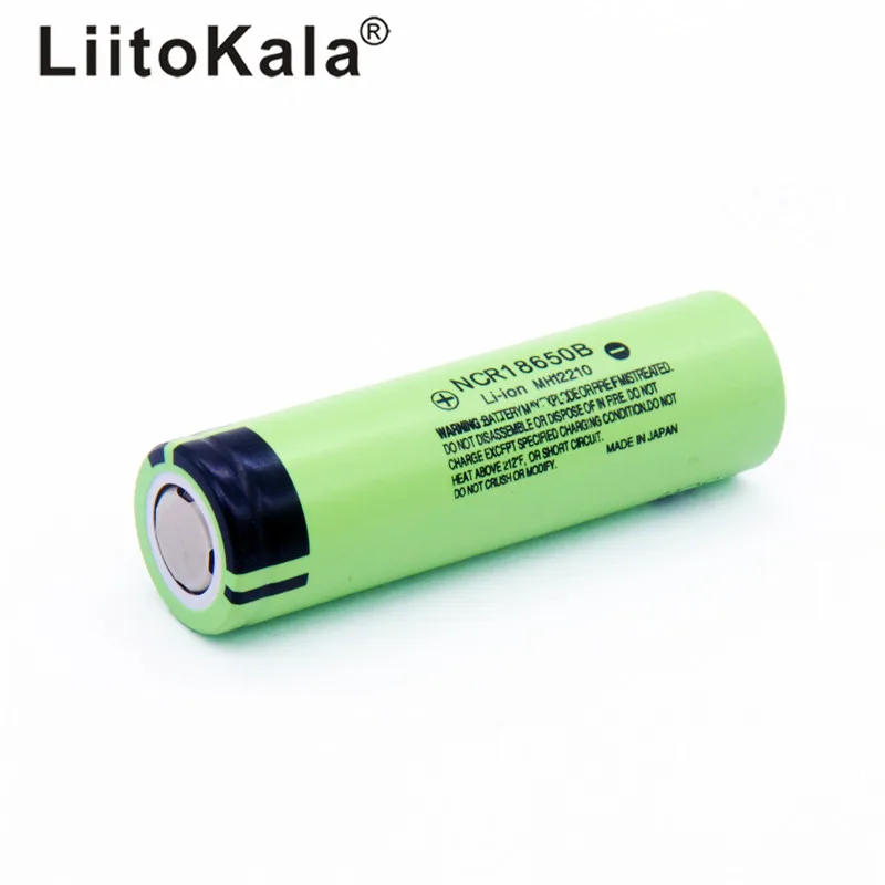 Gorący nowy 10 sztuk/partia LiitoKala oryginalny 18650 baterii 3400mah 3.7v bateria litowa do panasonic NCR18650B 3.7V latarka baterii