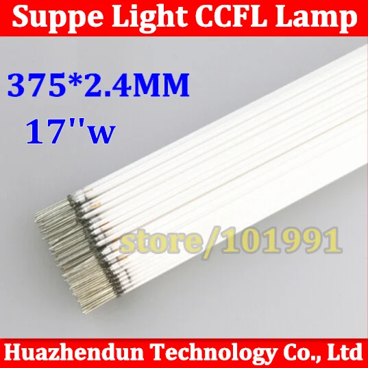 

100pcs Wholesale Free shipping CCFL 375 mm * 2.5mm/2.4MM17" Wide LCD Backlight Lamp High Quality 375mm CCFL Lamp