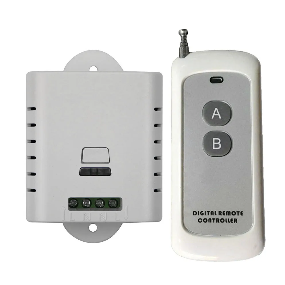 

120v 220v wireless remote control switch with manual button 1 receiver + 1pcs(JRL9) transmitter smart home