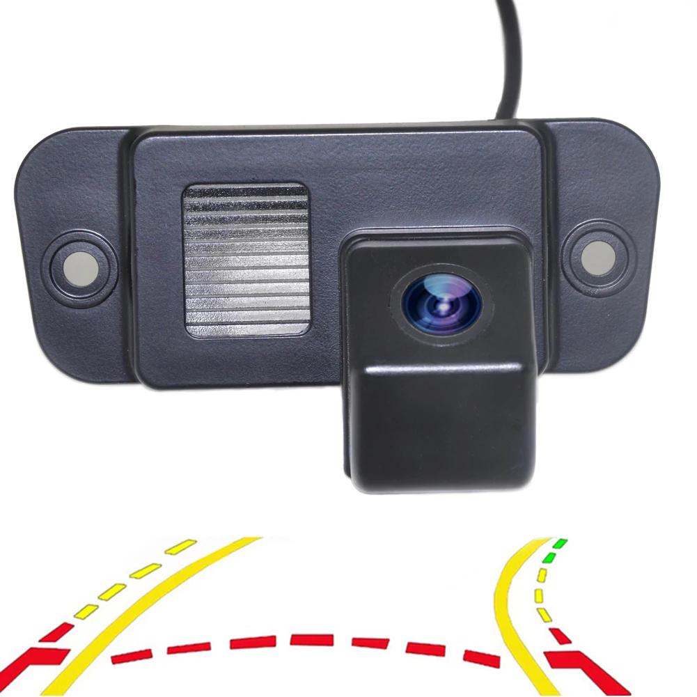 Intelligent Dynamic Trajectory Tracks Rear View Camera With Moving Guide Parking Line For Ssangyong Actyon