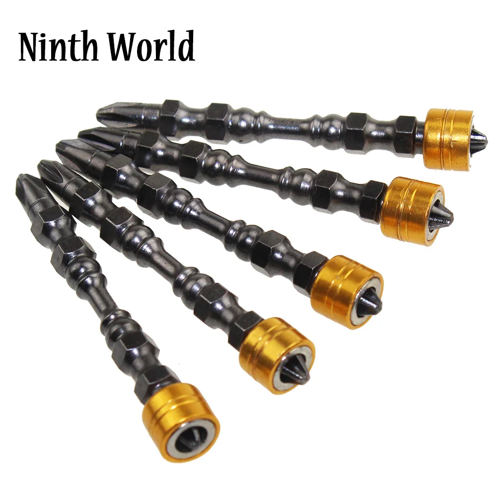 10 Buah 65Mm Obeng Magnet Bit Eternit Drywall Obeng Bit Ph2 Phillips Sekrup Driver Bit 1/4 "Hex Shank Depth Stop