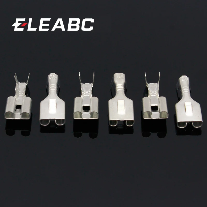 6.3mm Female Crimp terminal Connectors,Automotive Connector Spade Terminal