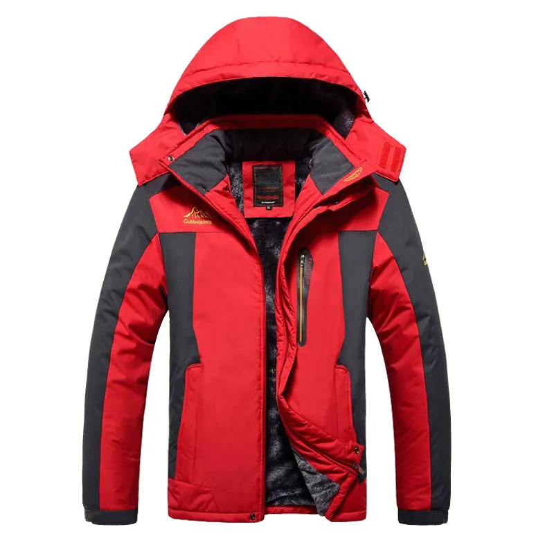 Plus Size 9XL Men Winter Down Jacket Thermal Waterproof Windproof Windbreaker Outwear Tactical Thick Coats Men Military Jackets