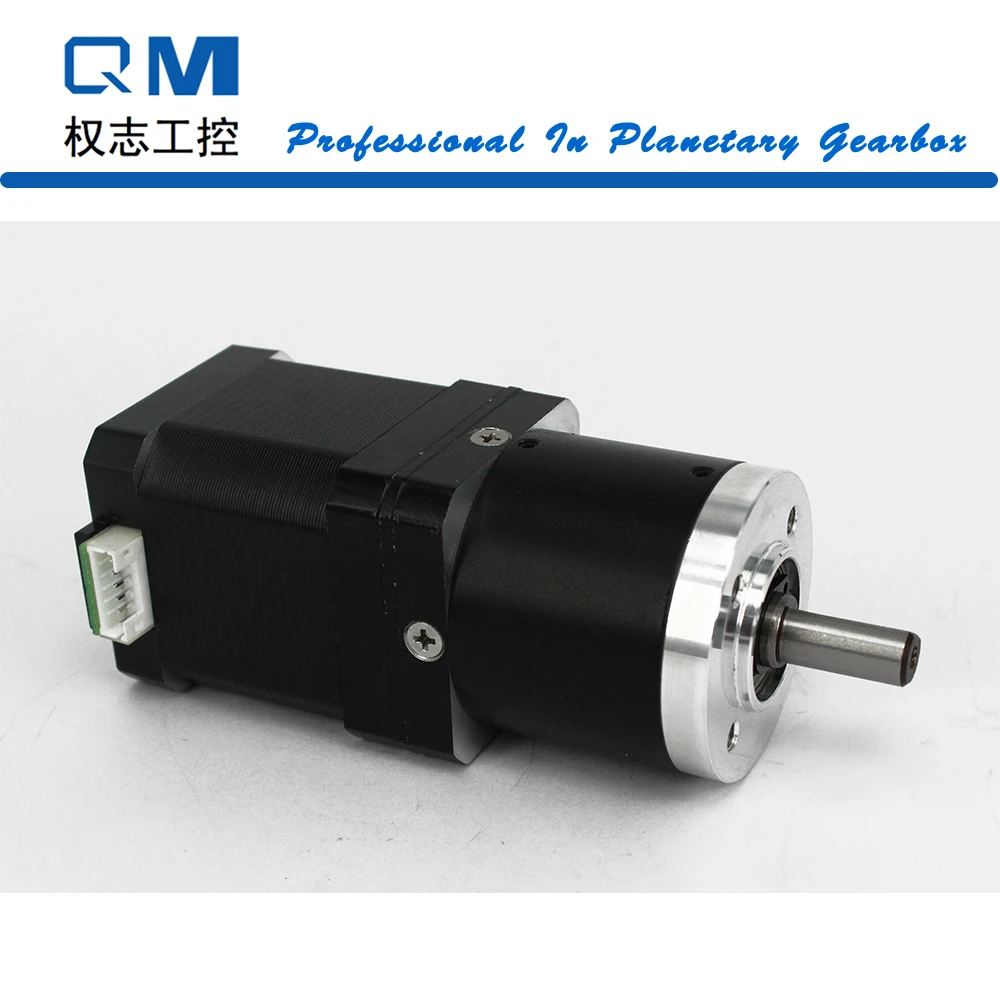 

Gear Stepper Motor NEMA17 L=48mm Planetary Reduction Gearbox Ratio 50:1