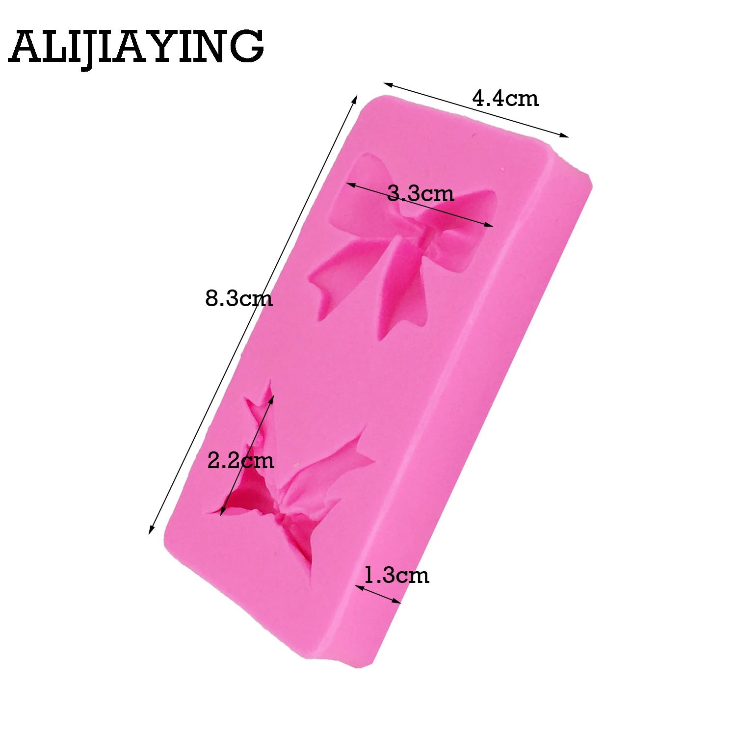 M0580 Cute Bows Silicone Mold chocolate fondant cake decoration baking Cake Tools - Detail 1