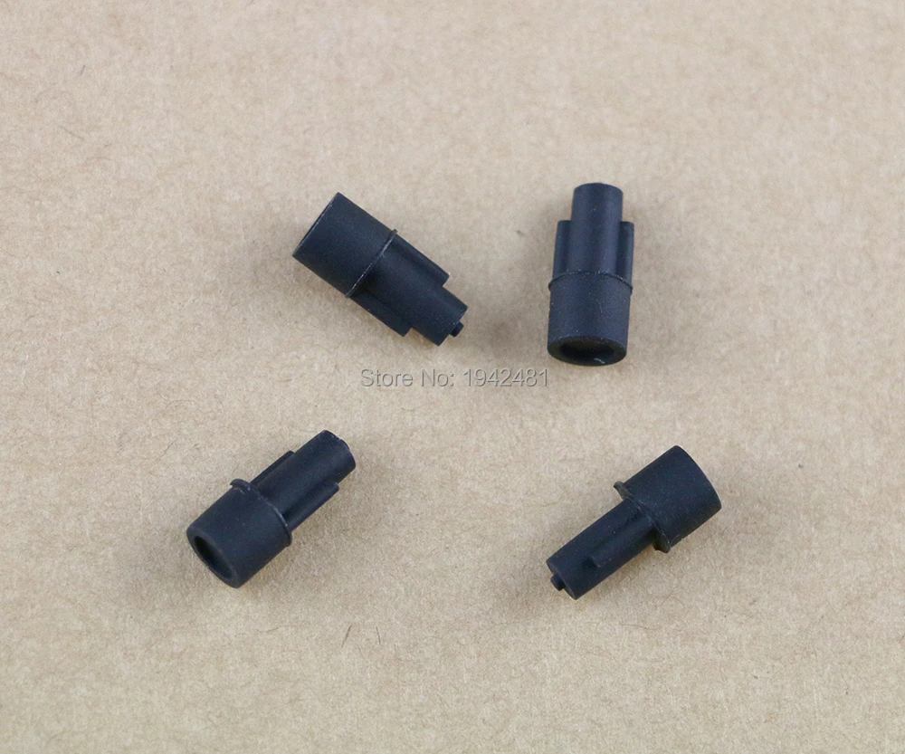 하이 퀄리티 블랙 실리콘 고무 리셋 키 단추 재시작 단추, PS4 컨트롤러 수리 부품, 5 개