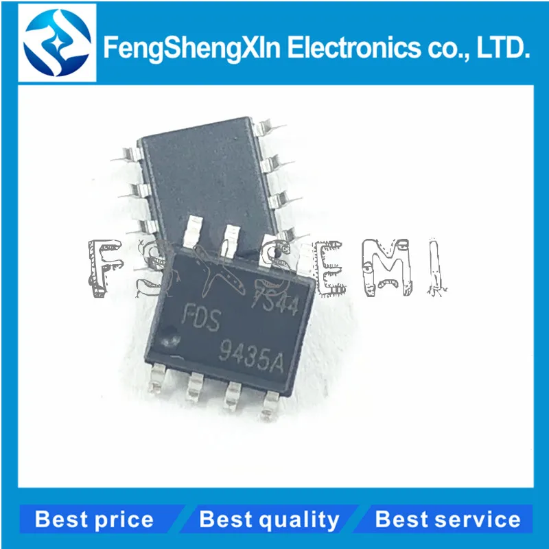 10 Stks/partij FDS9435A SI9435 APM9435A 9435A 9435 Enkele P-Channel Enhancement Mode Field Effect Transistor Sop-8