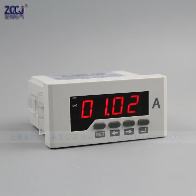 DC 0-10A Digital ampere panel meter with current shunt