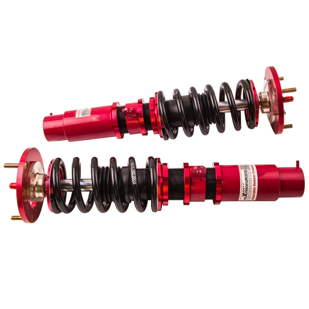 MAXPEEDINGRODS 24 Levels Damper Coilovers Sturts for BMW E46 3Series M3 320 323 98-06 for 325i 328i 330i M3 Coilovers Strut