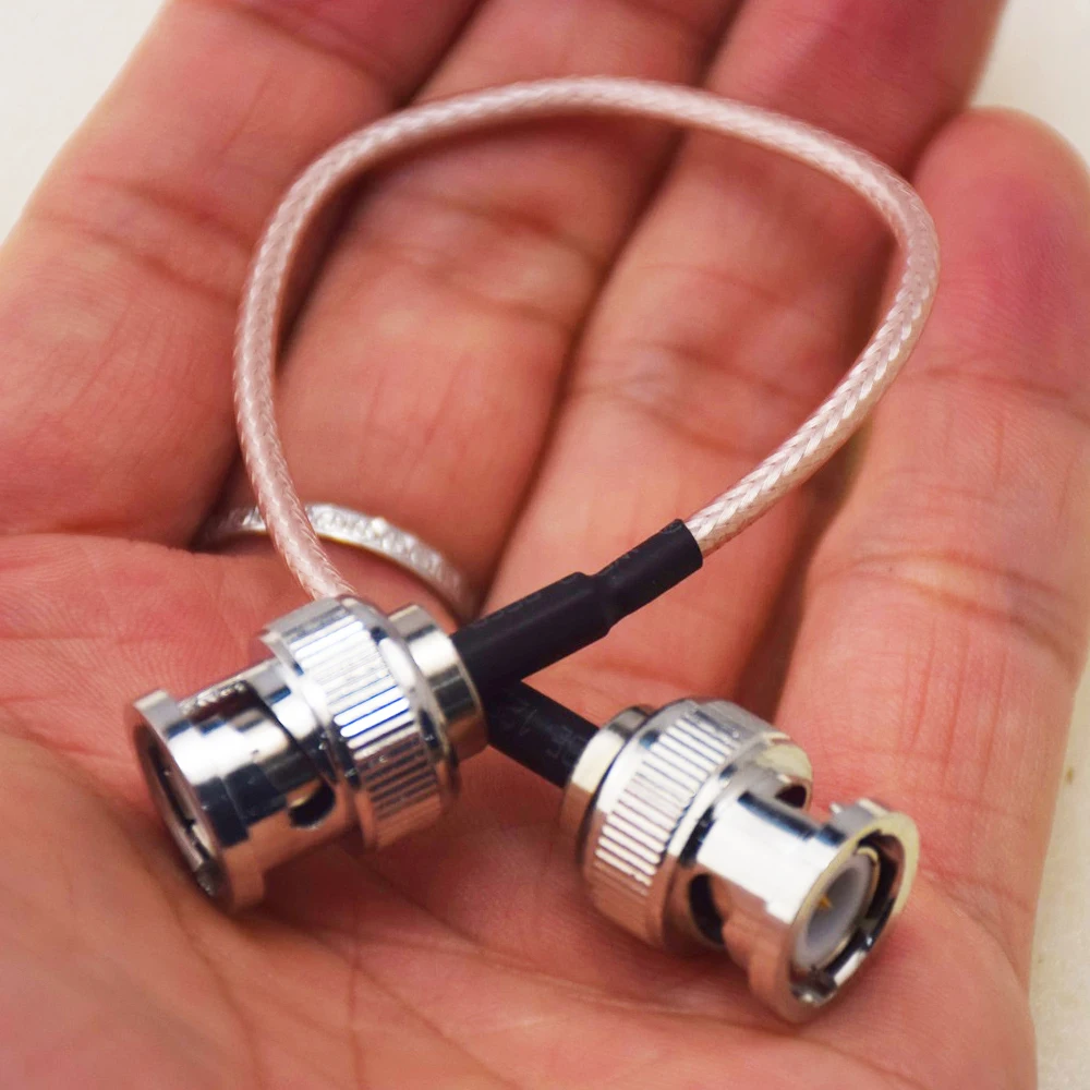 

5 шт. Кабель BNC контактный штекер BNC штекер прямой обжимной RG316 15 см RF Pigtail