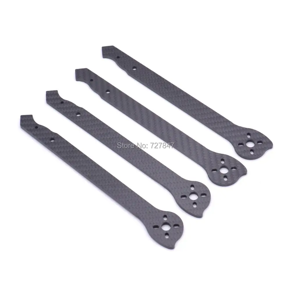 Bracci di ricambio 3K Full Carbon Fiber arm 4mm per V2 XL5 232mm / XL6 283mm / XL7 294mm / XL8 / XL9 Frame FPV Racing Drone