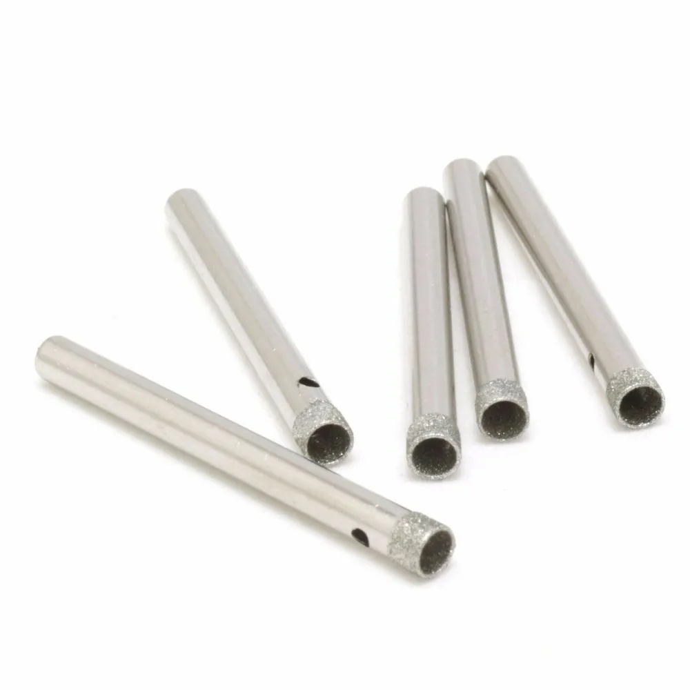 10 แพ็ค 7/32 "นิ้ว Diamond Hole Saw เจาะชุด Bit ผนังบาง, กระเบื้องแก้วรู Bits ชุด, Hollow Core เจาะบิต 5.5 มม. ILOVETOOL