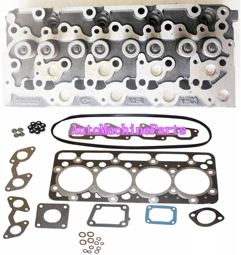 

New Complete Diesel Cylinder Head * Upper Gasket Set For Kubota V2203 Engine