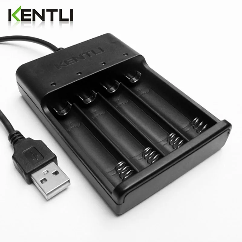 KENTLI lithium li-ion battery charger for kentli polymer lithium li-ion AA rechargeable battery