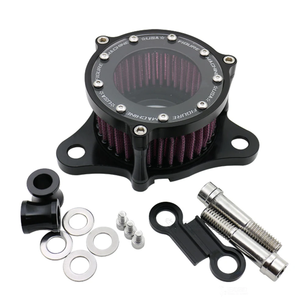 

Motorbike Air Cleaner Intake Filter System Kit For Harley Sportster XL883 XL1200 Iron 883 1200 XL 1991-2016 2015 2014 2013