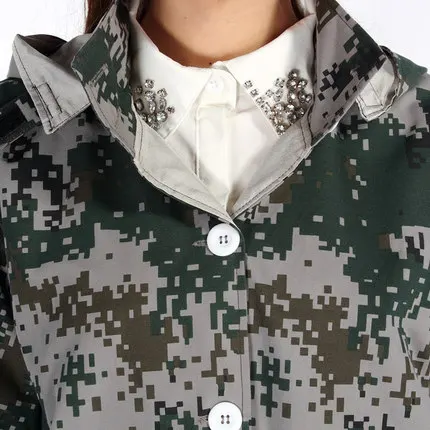 Silver coral anti-radiation smock professional radiation proof camouflage coat anti-radiation tooling female SHD017