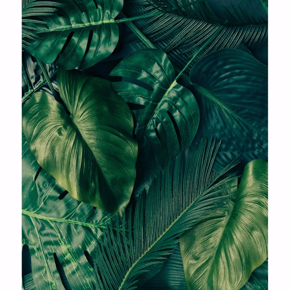 Allenjoy tropical leaves photography backdrop summer green decoration for photo studio Background photocall photobooth new