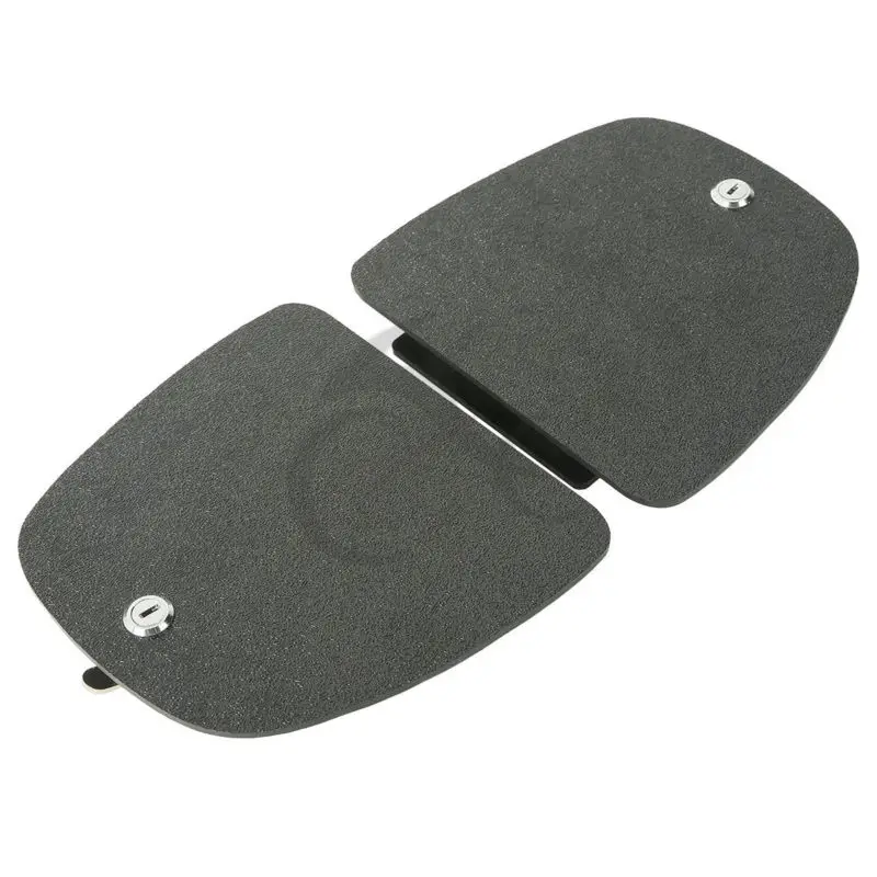 Motorcycle ABS Lower Fairing Locking Glovebox Doors For Harley Touring Road Glide Electra Glide Road King
