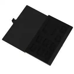 Wholesale Monolayer Aluminum Alloy 1SD 8TF Cards Micro Memory Case Storage Box Holder