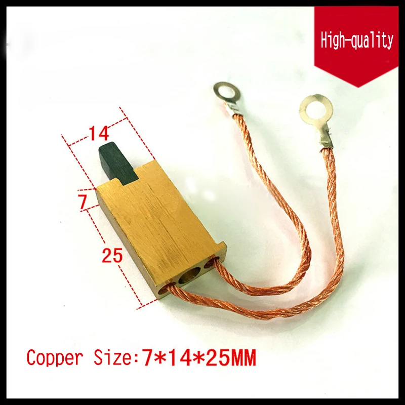 2PCS/LOT,Power tool accessories,Pressure regulator,Voltage regulator carbon brush for 5/6/7/8/10/12/14/15/18/20/22/25/27/30/35KW