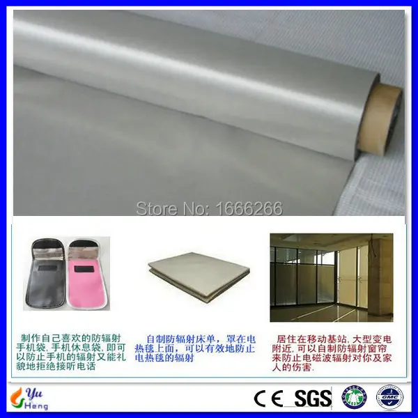 Anti Electromagnetic Wave Emf Rfid Blocking Fabric