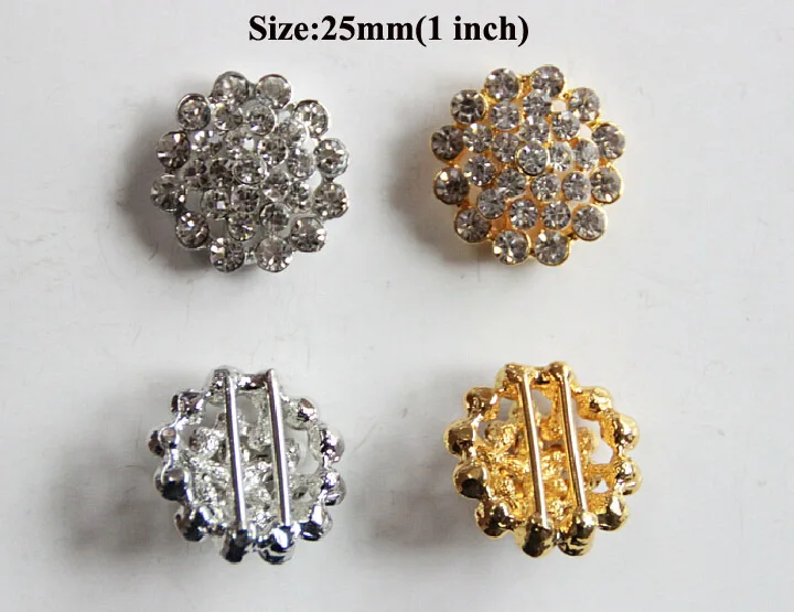 

Free Shipping Wholesale 25mm Rhinestone Buckle for Invitation Flip Flops Buckle 40 pcs/lot Hair Accessories Shoe buckle