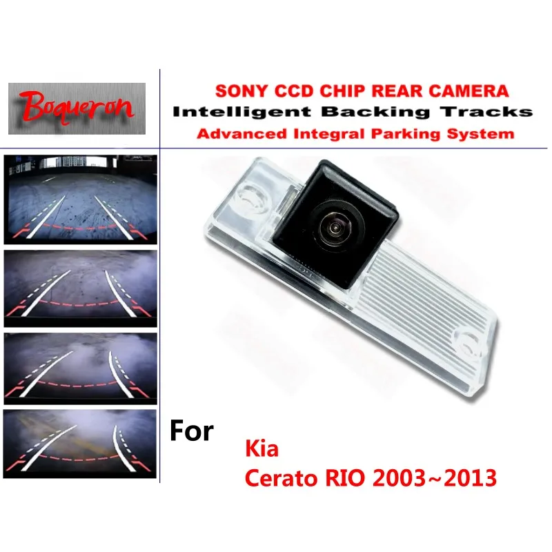 

for Kia Cerato RIO 2003~2013 CCD Car Backup Parking Camera Intelligent Tracks Dynamic Guidance Rear View Camera