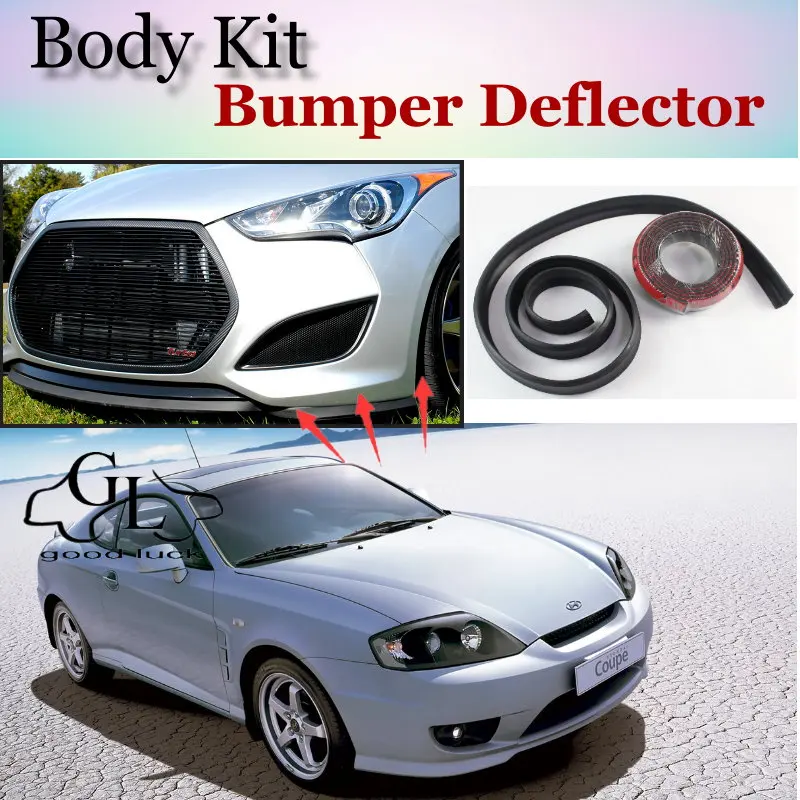 For Hyundai Coupe Tiburon Tuscani Bumper Lip / Front Spoiler Deflector For TOPGEAR Friends Car Tuning / Body Kit / Strip Skirt