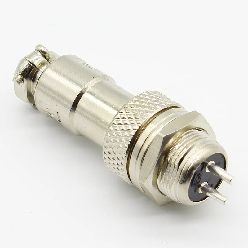 1pcs GX12 2 Pin Male & Female 12mm Wire Panel Connector Aviation Plug L88 GX12 Circular Connector Socket Plug