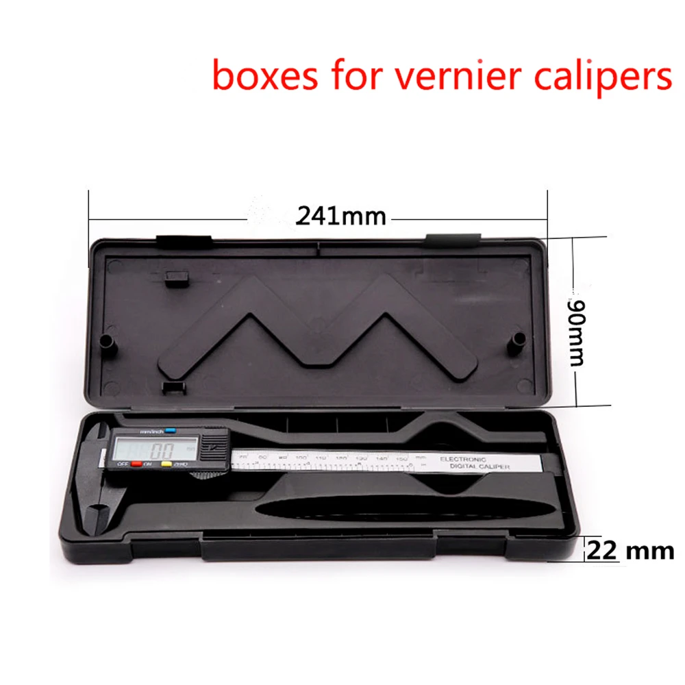 A Vernier Caliper Box For 150mm vernier caliper Electronic Digital Vernier Caliper Stainless steel digital caliper special box
