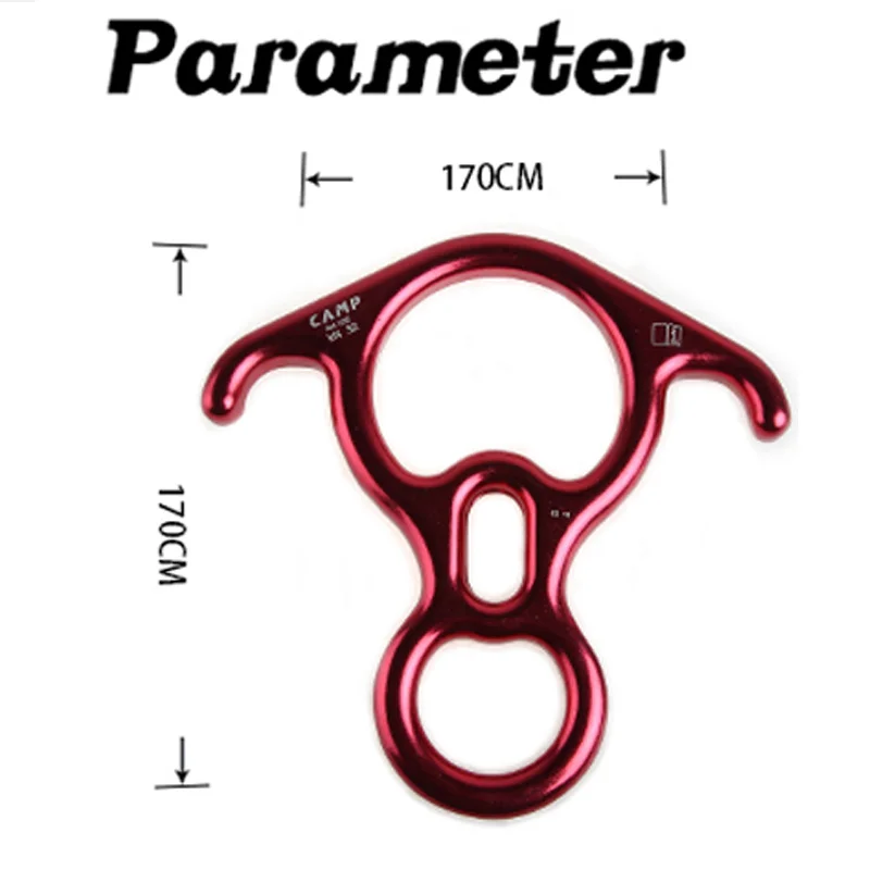 Rysunek 8 pierścień Descender do anteny joga Fly Swing akcesoria do jogi sprzęt wspinaczka spadek ogranicznik 32KN z urządzeniami CE Rappel