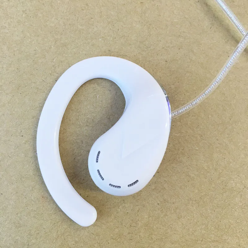 Fashionhonghuismart White Color D shape headphone M plug 2pins for motorola gp88s,gp3188,ep450,cp040,a8,gp2000 etc walkie talkie