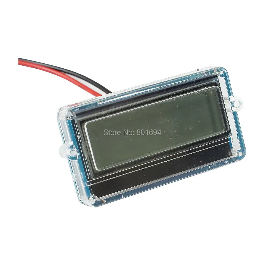 TH01 2015 Newest Band 1S 3.7V Lithium Battery Electric Quantity Tester LCD Monitor Power Dashboard Indicator With Shell