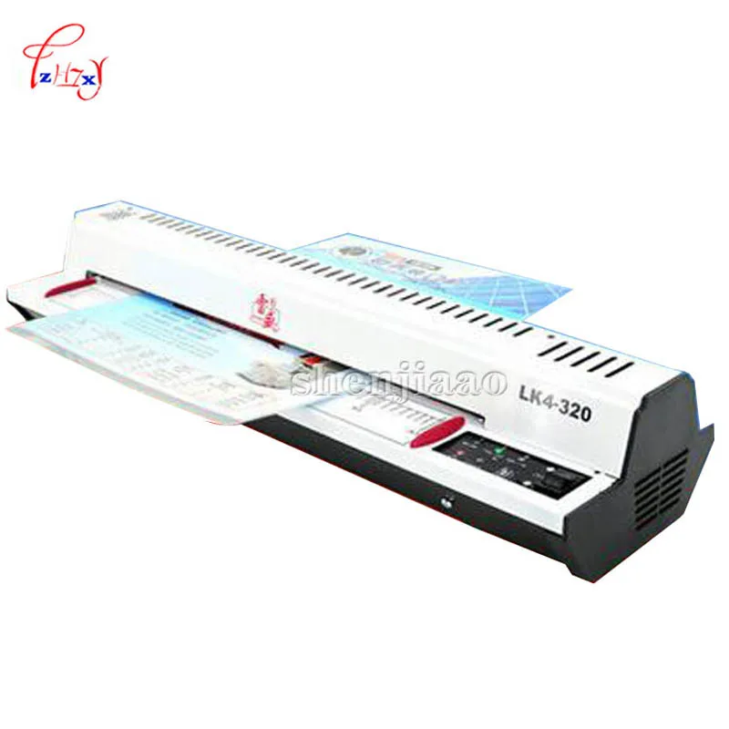 

A3 /A4 Cold Roll laminator Laminating Machine, 4 Roller System photo laminator LK4-320 220v 300w cold laminator