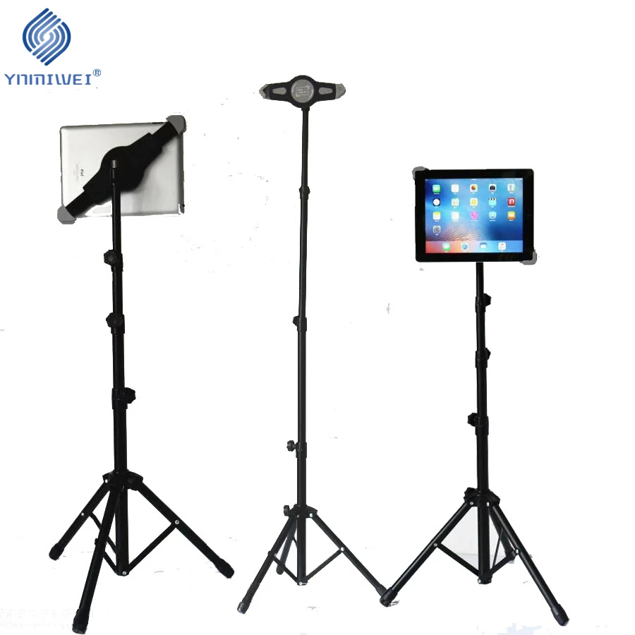 Go! Foldable Floor Tablet Tripod Stand Mount for iPad Samsung Lenovo Huawei Xiaomi Universal 7 - 15 Inch Tablet Holer 360