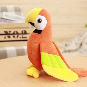 20/25cm bonito lifelike rio arara papagaio pelúcia brinquedo animal de pelúcia macio kawaii papagaio bonecas para crianças meninas presente de aniversário do bebê 8 principais vendas arara de pelúcia - №6