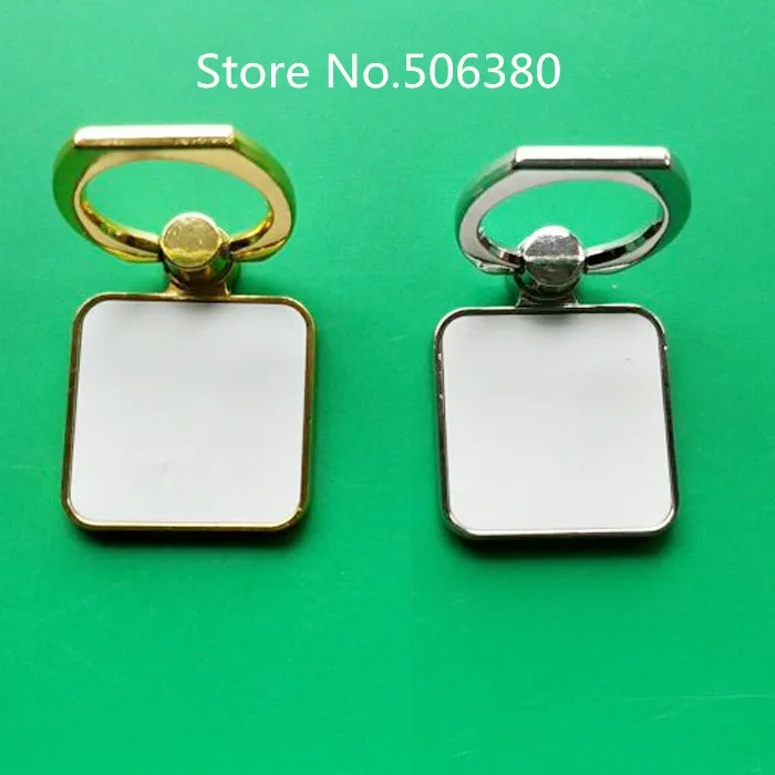 10pcs Metal Finger Ring Mobile Phone Smartphone Stand Holder for Sublimation INk Transfer Print