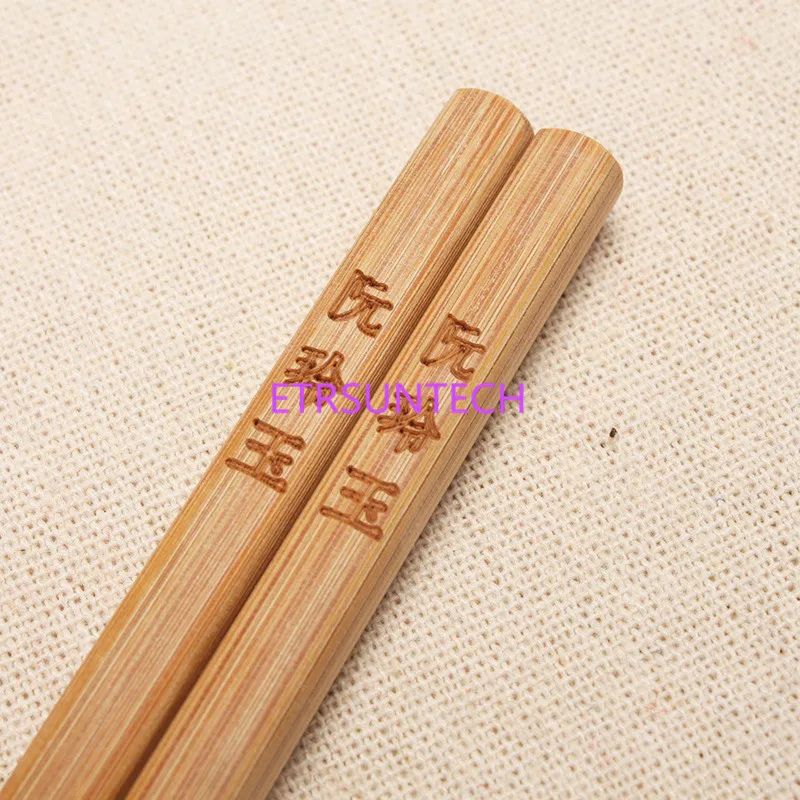 200Pair/Lot Chinese Bamboo Chopsticks Bamboo Japanese Style Gift For Tableware Free Customized Engraving Logo