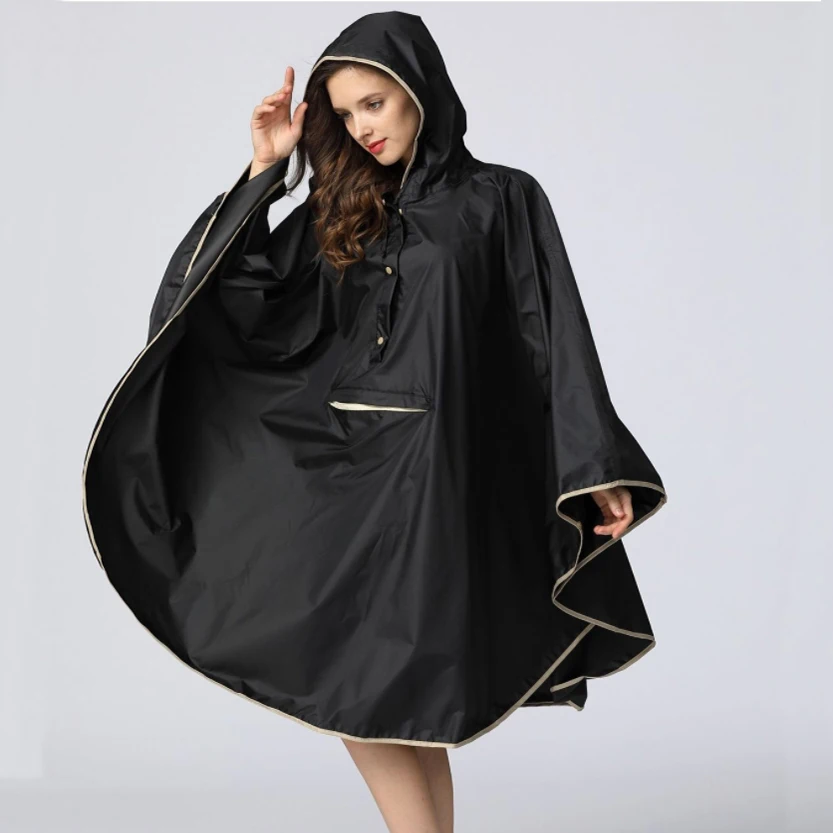 1PC good quality waterproof emergency rain coat women windbreaker hooded men rain capes ponchos