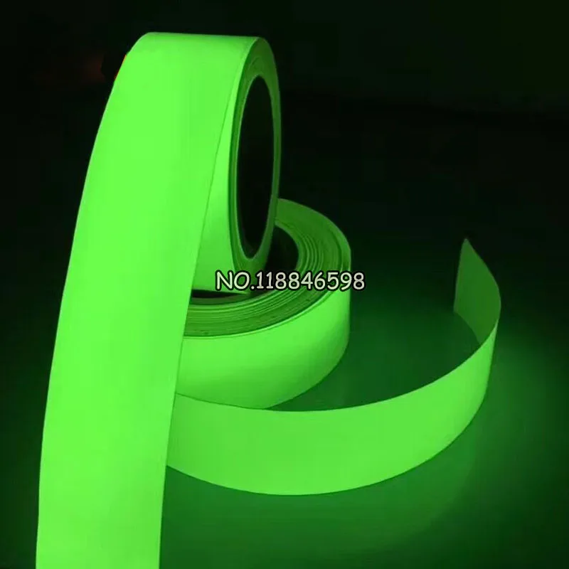 PVC Luminescent Film for Heat Transfer Glow in Dark Vinyl(2cm/3cm/5cmx100cm) High Quality Sample Testing