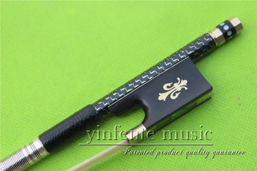 X-029 # new one  4/4 Violin Bow   Carbon Fiber Fine Flame Sliver String High Quality